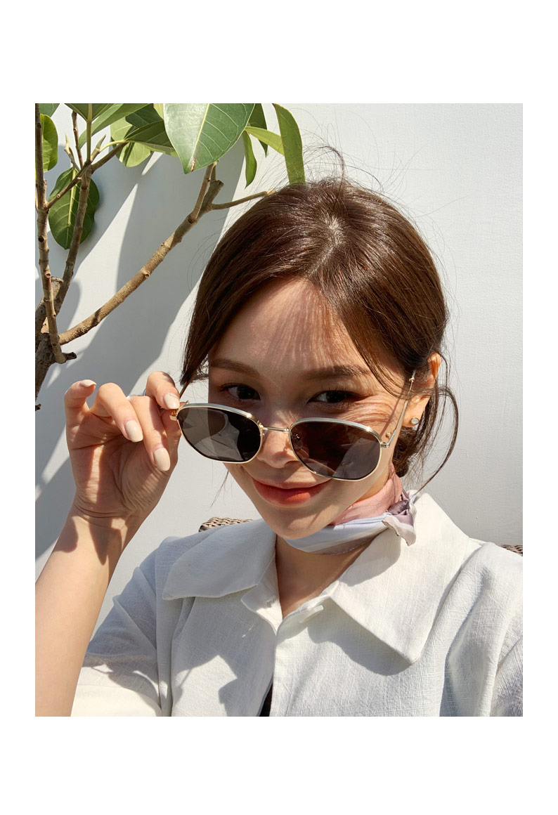 UV400スクエアフレームサングラス・全4色 | DHOLIC PLUS | 詳細画像3