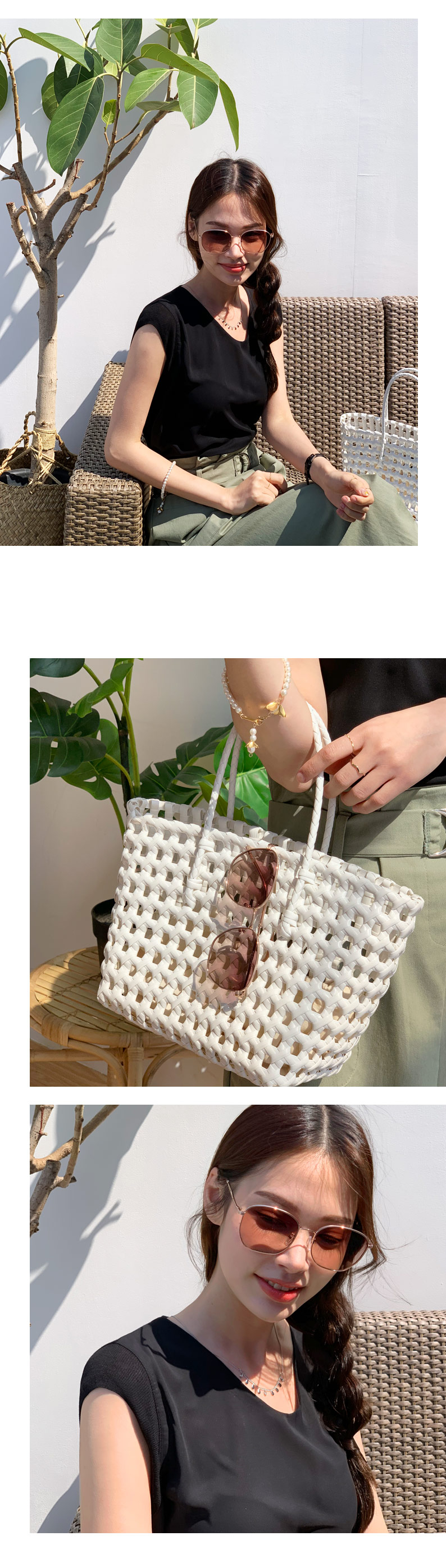 UV400スクエアフレームサングラス・全4色 | DHOLIC PLUS | 詳細画像6