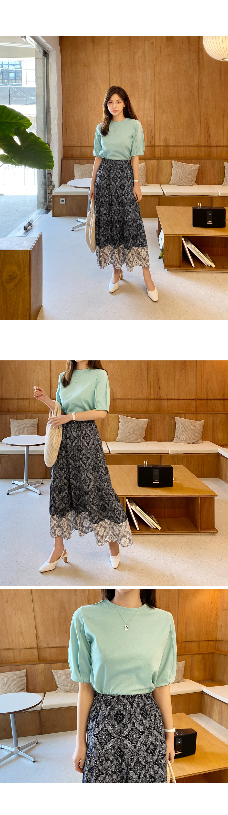 ペイズリーロングスカート・全2色 | DHOLIC PLUS | 詳細画像3