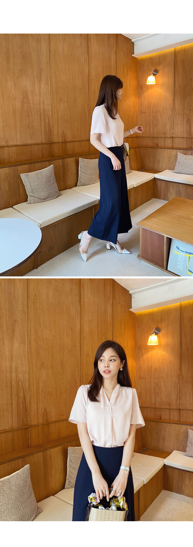 ハーフプリーツパンツ・全2色 | DHOLIC PLUS | 詳細画像3