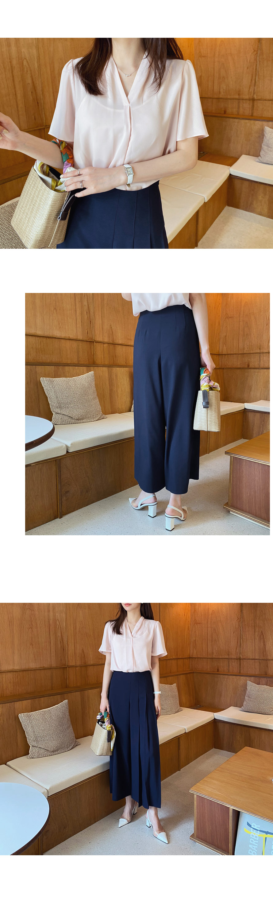 ハーフプリーツパンツ・全2色 | DHOLIC PLUS | 詳細画像4