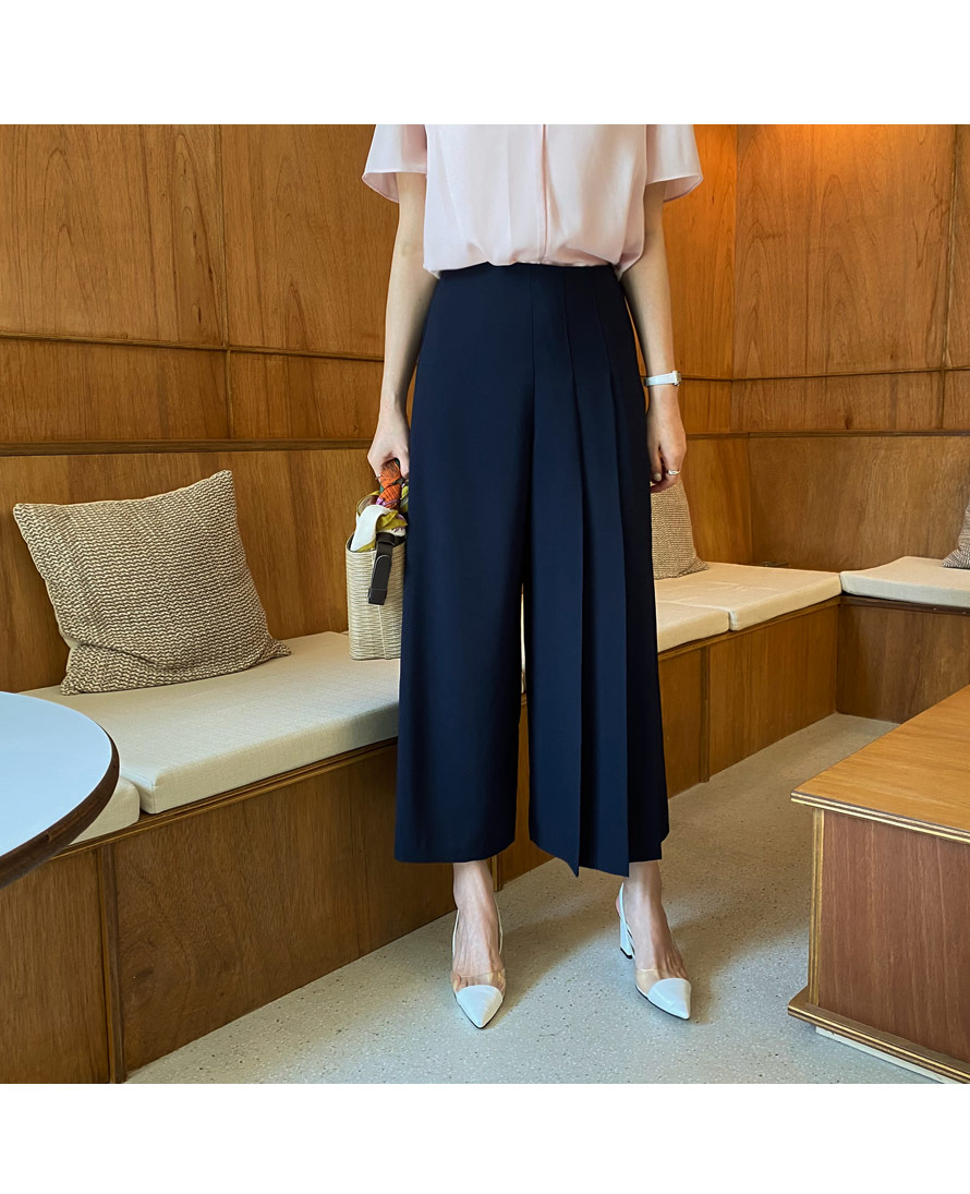 ハーフプリーツパンツ・全2色 | DHOLIC PLUS | 詳細画像5