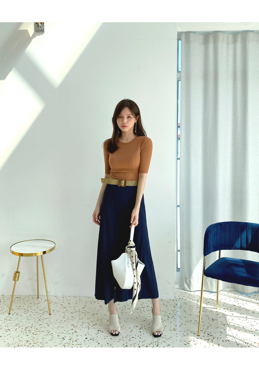 ハーフプリーツパンツ・全2色 | DHOLIC PLUS | 詳細画像9