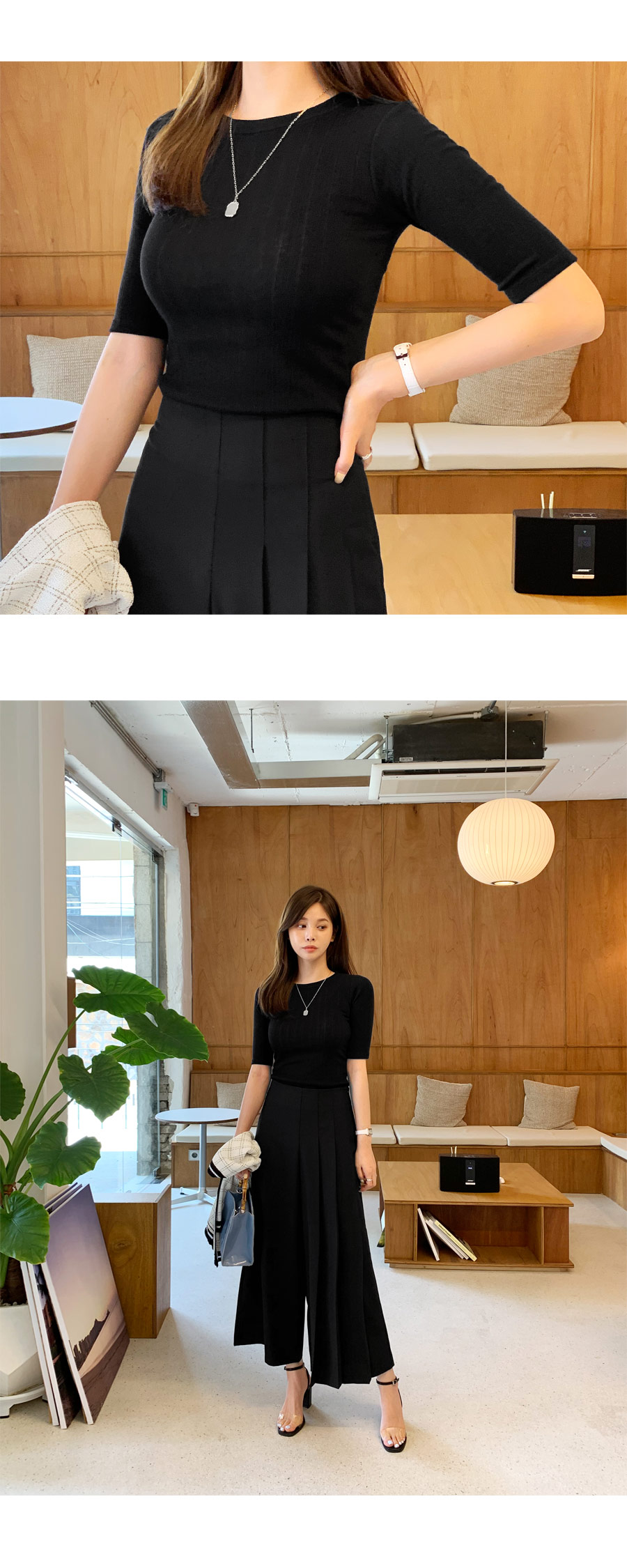 ハーフプリーツパンツ・全2色 | DHOLIC PLUS | 詳細画像14