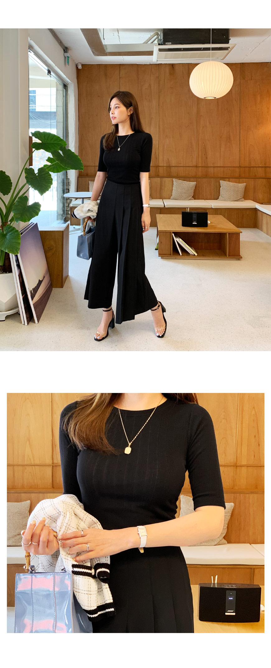 ハーフプリーツパンツ・全2色 | DHOLIC PLUS | 詳細画像15