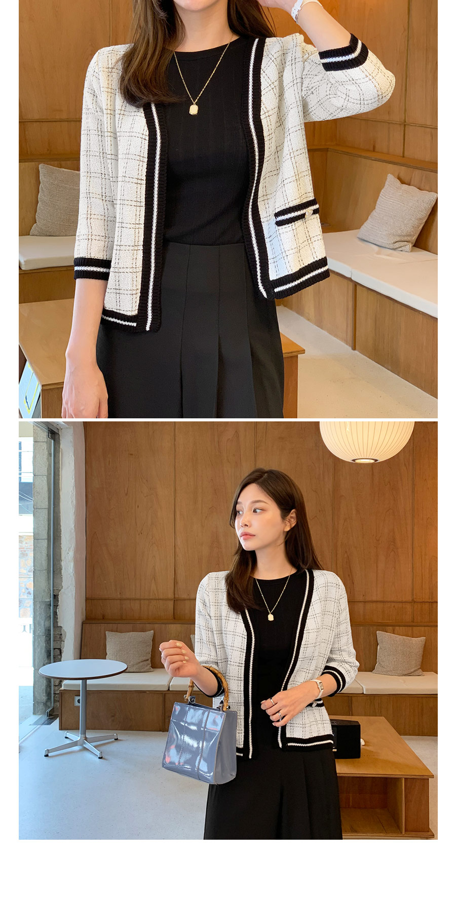 ツイードチェックジャケット・全2色 | DHOLIC PLUS | 詳細画像3