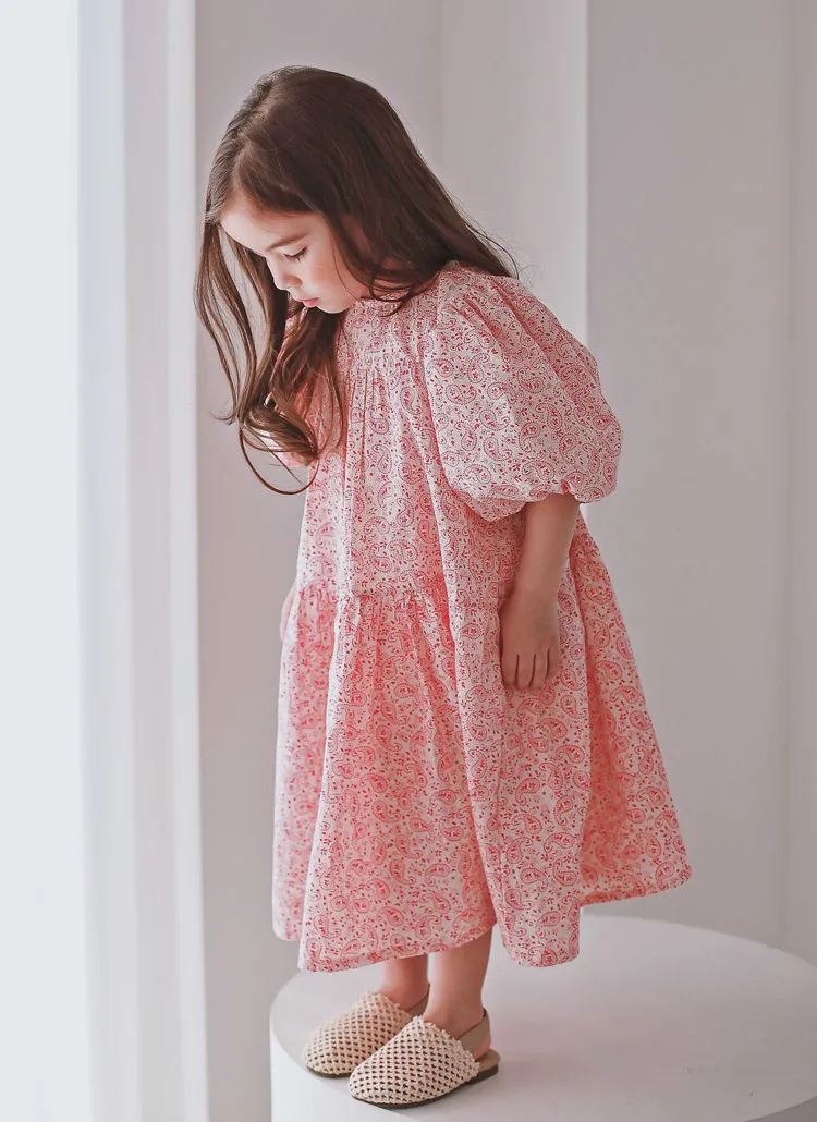 ペイズリーパフワンピース | 詳細画像1