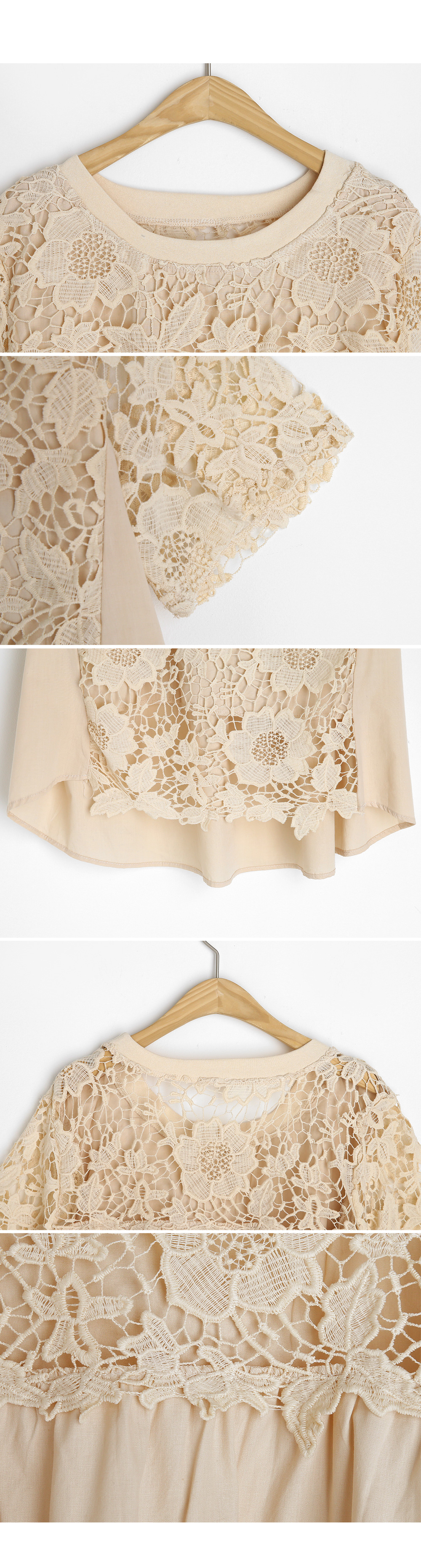 フラワーレースブラウス・全3色 | DHOLIC PLUS | 詳細画像11