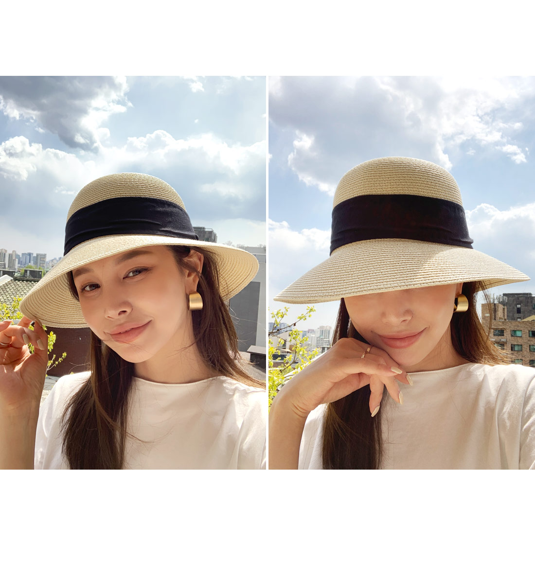 ワイドリボンハット・全2色 | DHOLIC PLUS | 詳細画像5