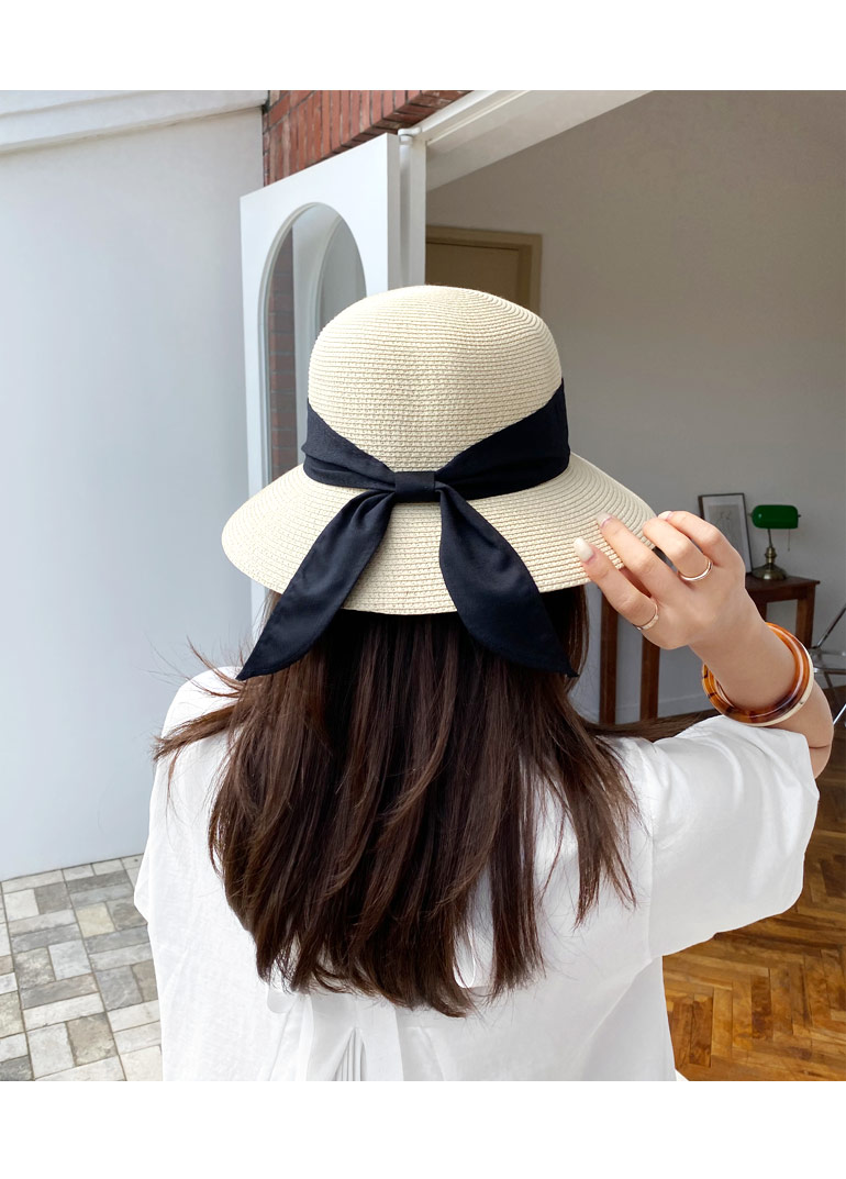 ワイドリボンハット・全2色 | DHOLIC PLUS | 詳細画像8