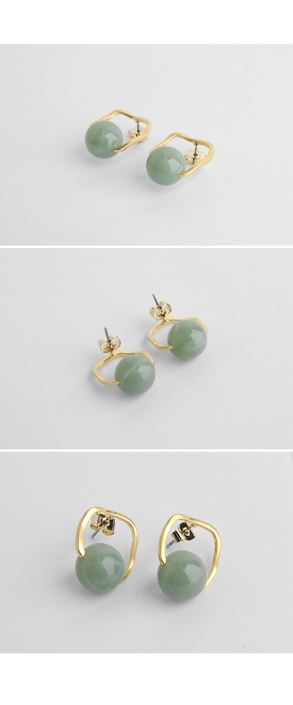 ラウンドボールピアス・全2色 | DHOLIC PLUS | 詳細画像11