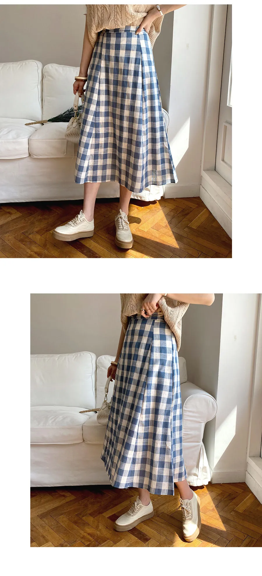 チェックAラインスカート・全2色 | DHOLIC PLUS | 詳細画像2