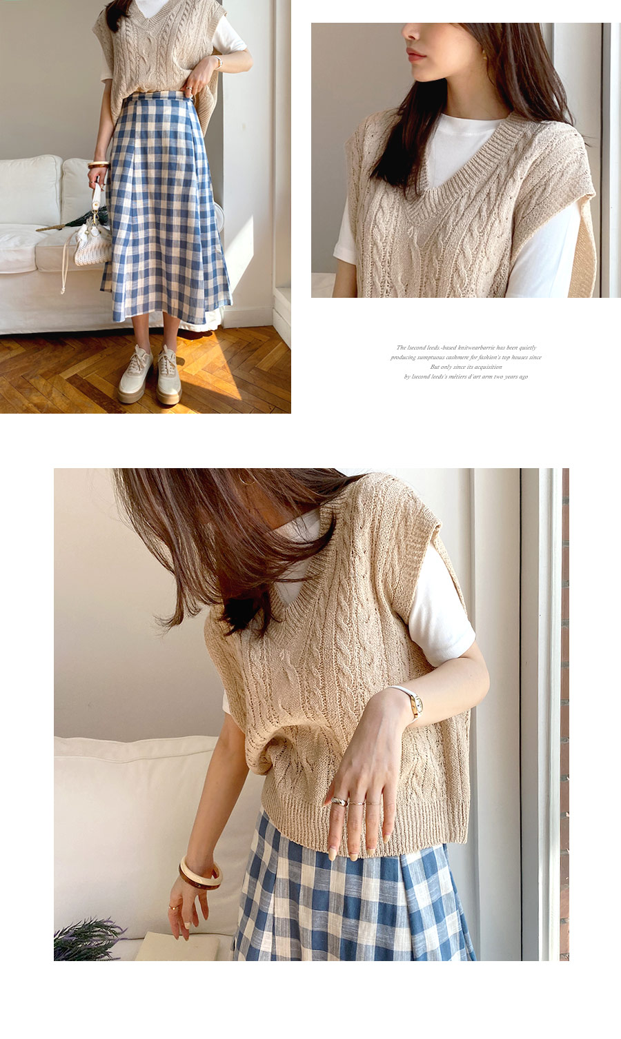 チェックAラインスカート・全2色 | DHOLIC PLUS | 詳細画像6