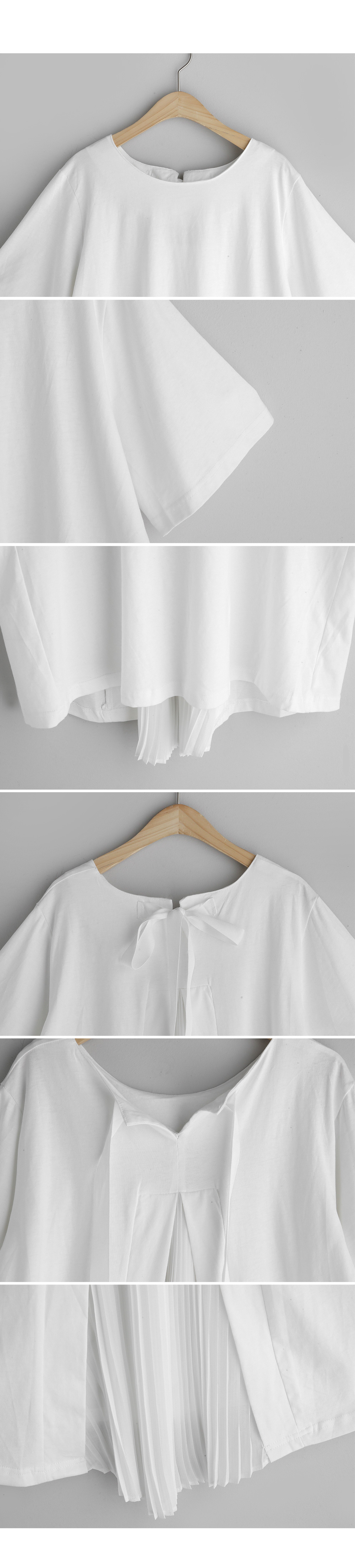バックリボンプリーツTシャツ・全2色 | DHOLIC PLUS | 詳細画像12