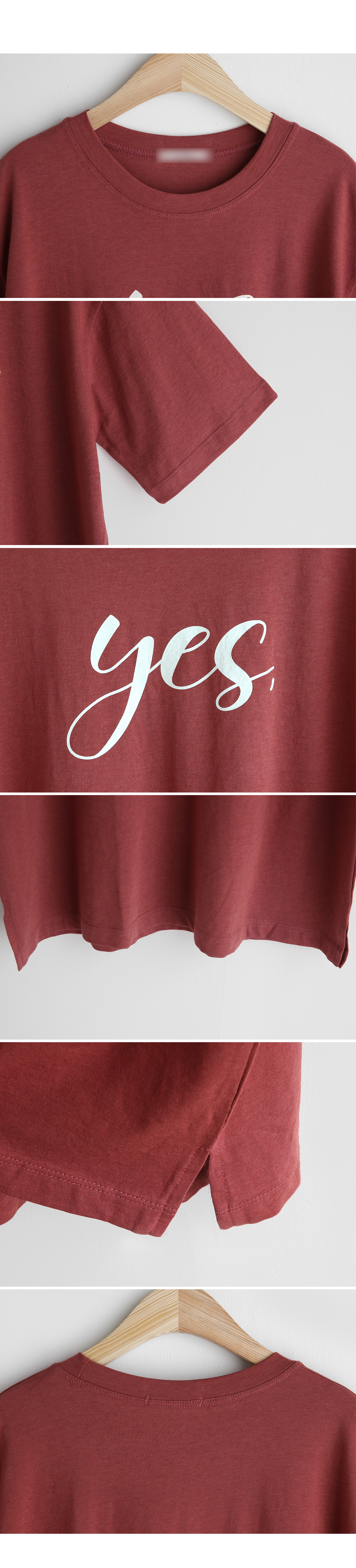 yes,コットンTシャツ・全3色 | DHOLIC PLUS | 詳細画像11
