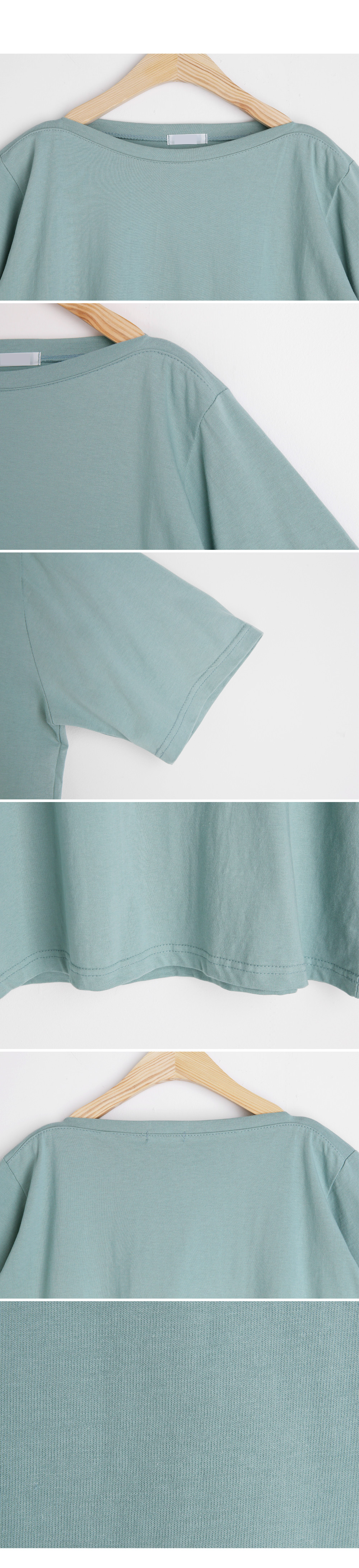 ボートネック半袖Tシャツ・全5色 | DHOLIC | 詳細画像12