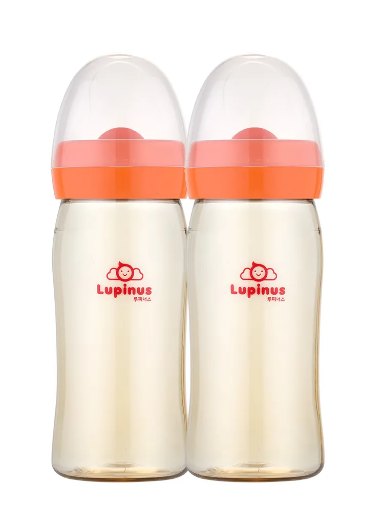 ダブル哺乳瓶SET(オレンジ) | 詳細画像1