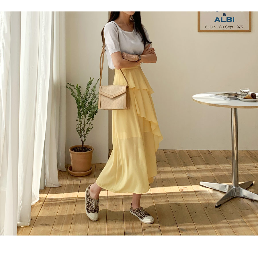 ラッフルフレアスカート・全3色 | DHOLIC PLUS | 詳細画像3