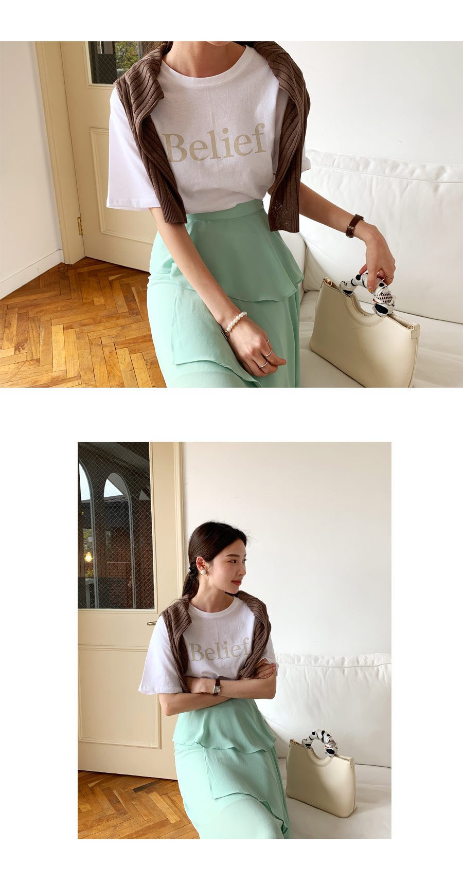 ラッフルフレアスカート・全3色 | DHOLIC PLUS | 詳細画像8