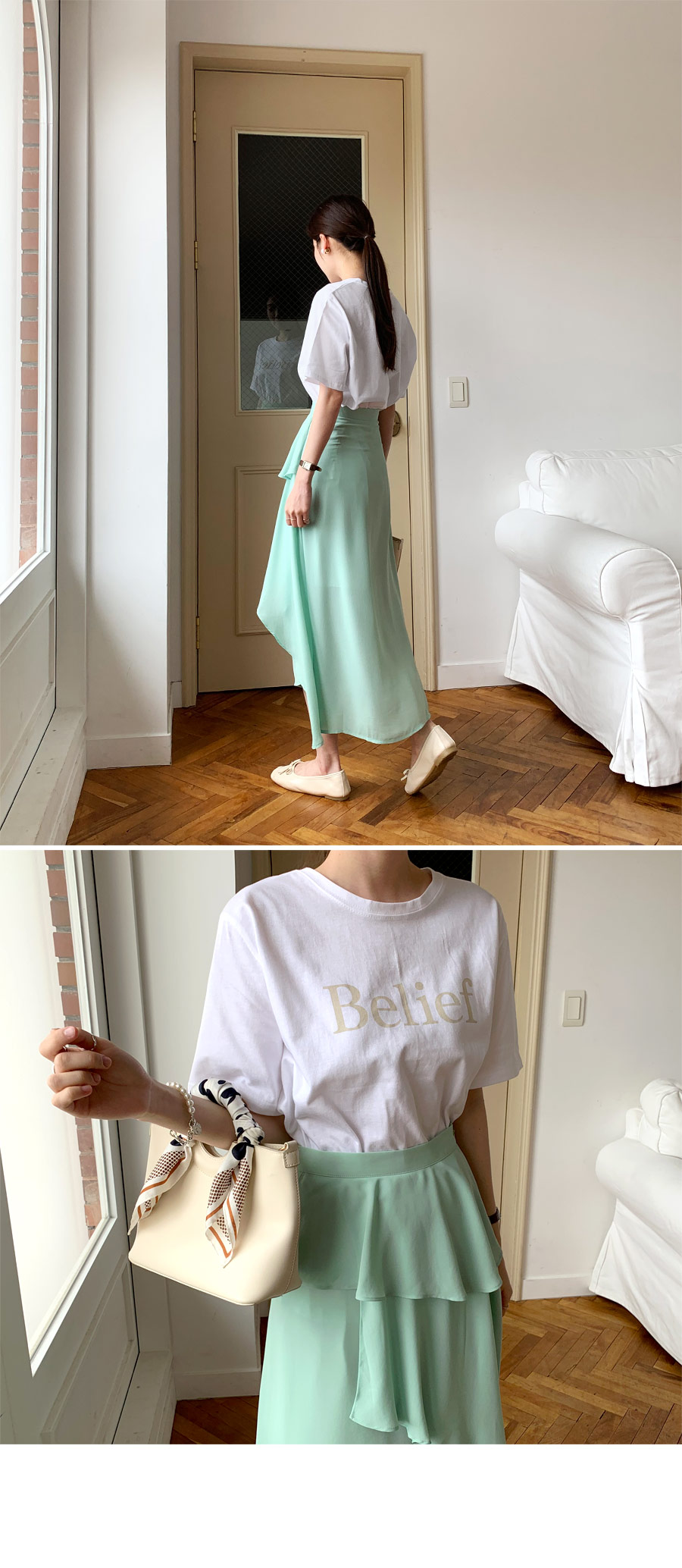 ラッフルフレアスカート・全3色 | DHOLIC PLUS | 詳細画像12