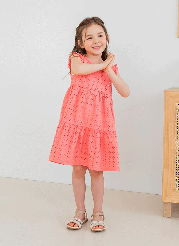 パンチングワンピース(オレンジ) | 詳細画像1