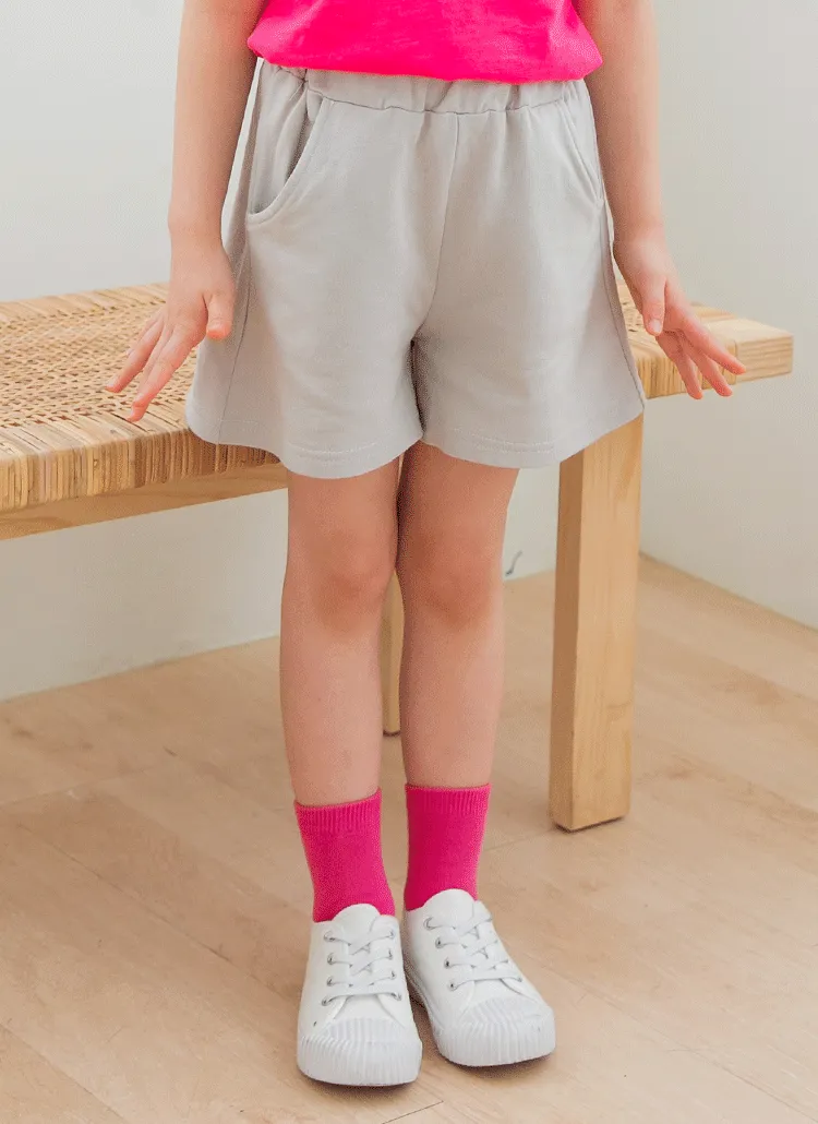 コットンショートパンツ(グレー) | 詳細画像1