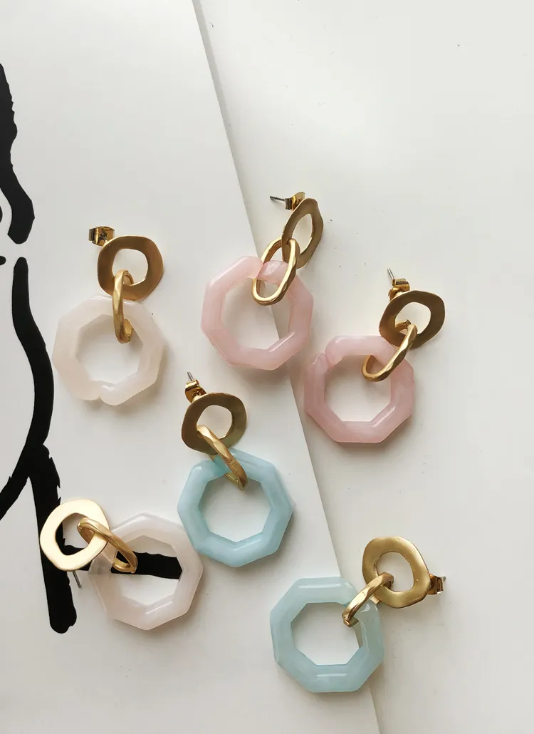 ヘキサゴンピアス・全3色 | DHOLIC PLUS | 詳細画像1