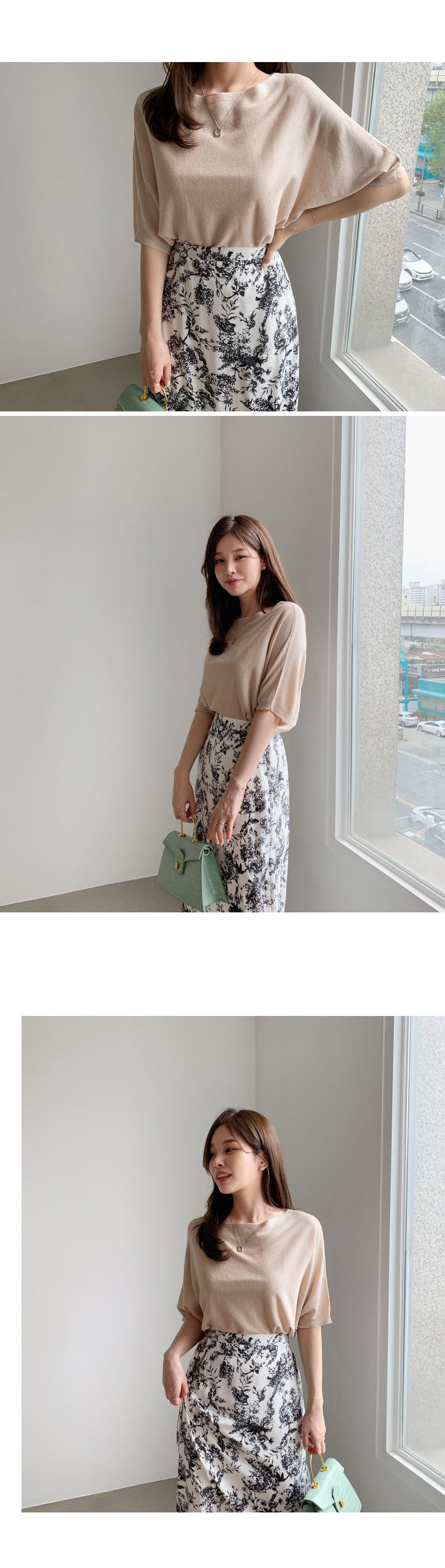 パターンフレアスカート・全2色 | DHOLIC PLUS | 詳細画像4