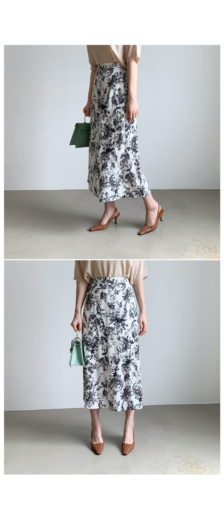 パターンフレアスカート・全2色 | DHOLIC PLUS | 詳細画像5