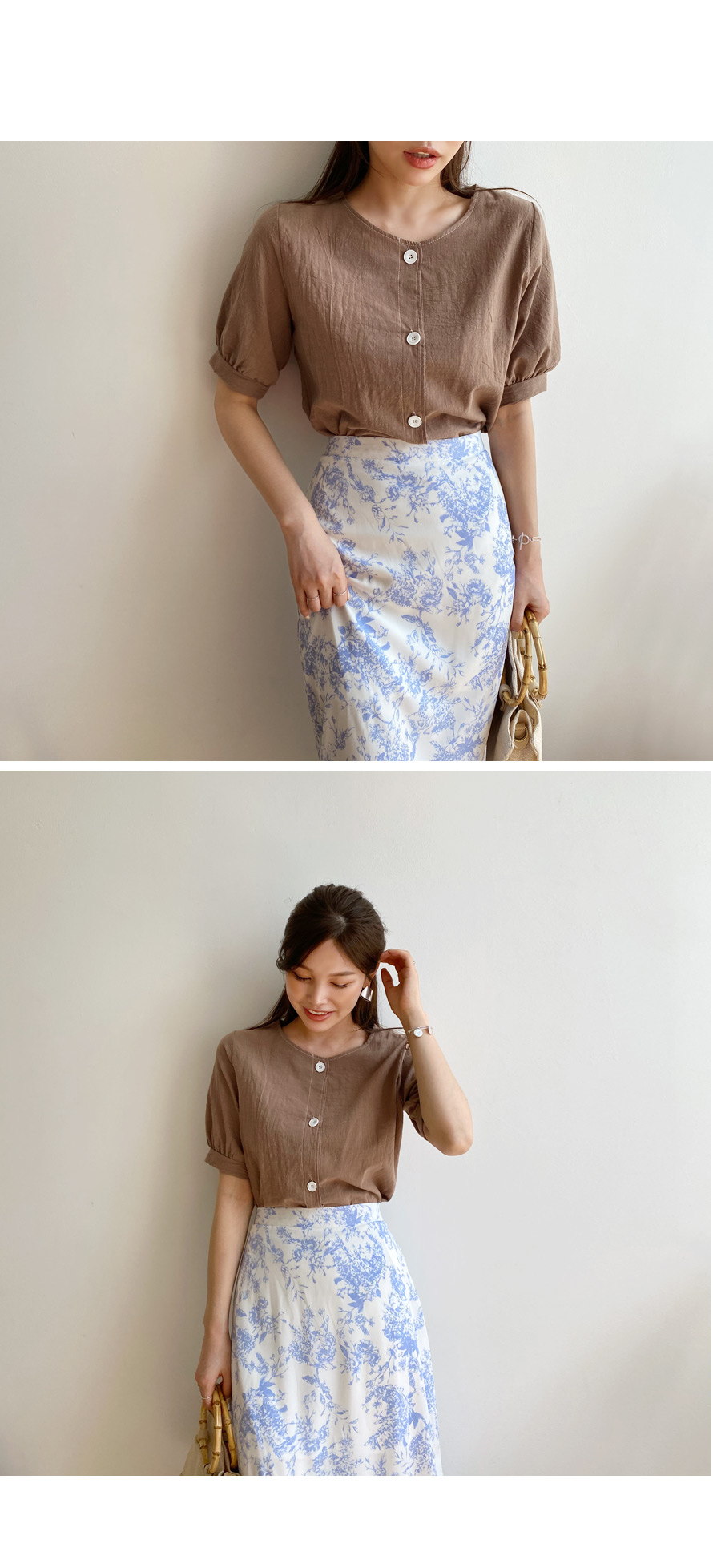 パターンフレアスカート・全2色 | DHOLIC PLUS | 詳細画像10