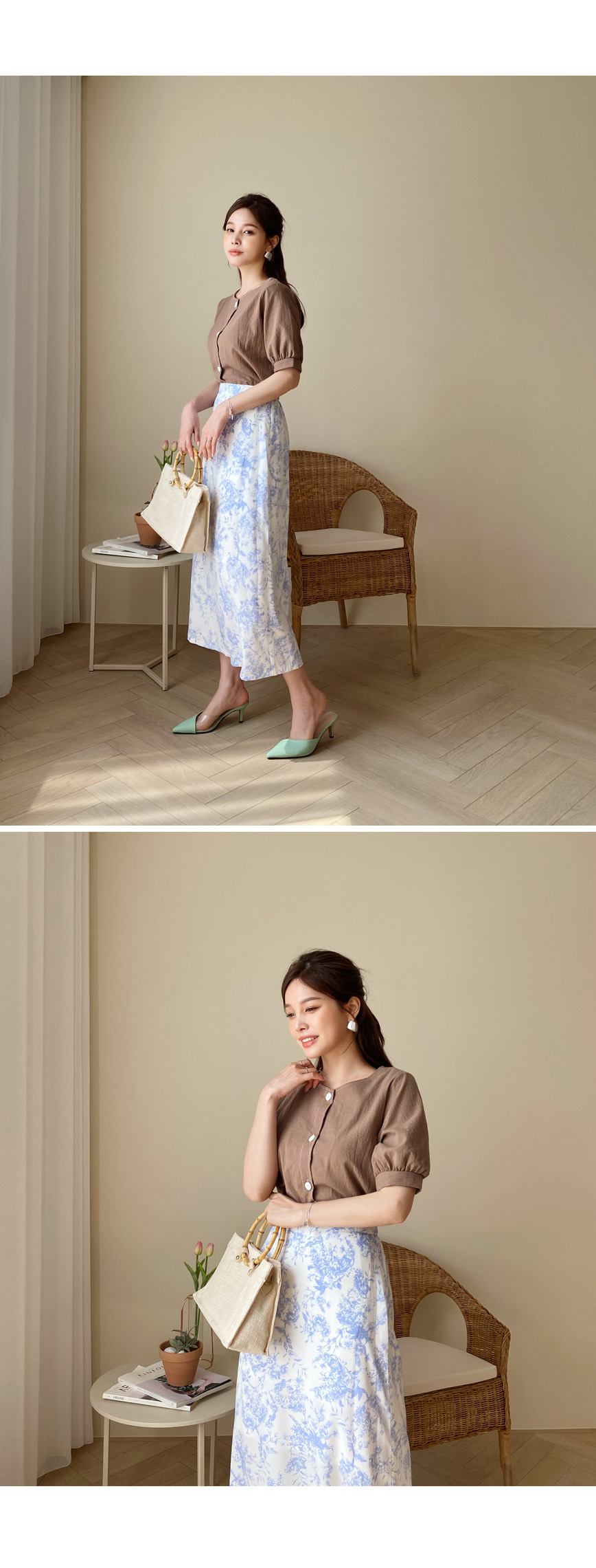 パターンフレアスカート・全2色 | DHOLIC PLUS | 詳細画像12