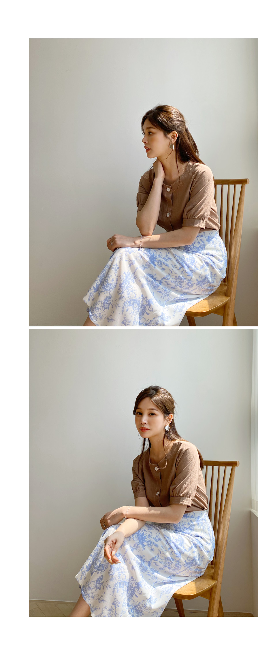 パターンフレアスカート・全2色 | DHOLIC PLUS | 詳細画像14