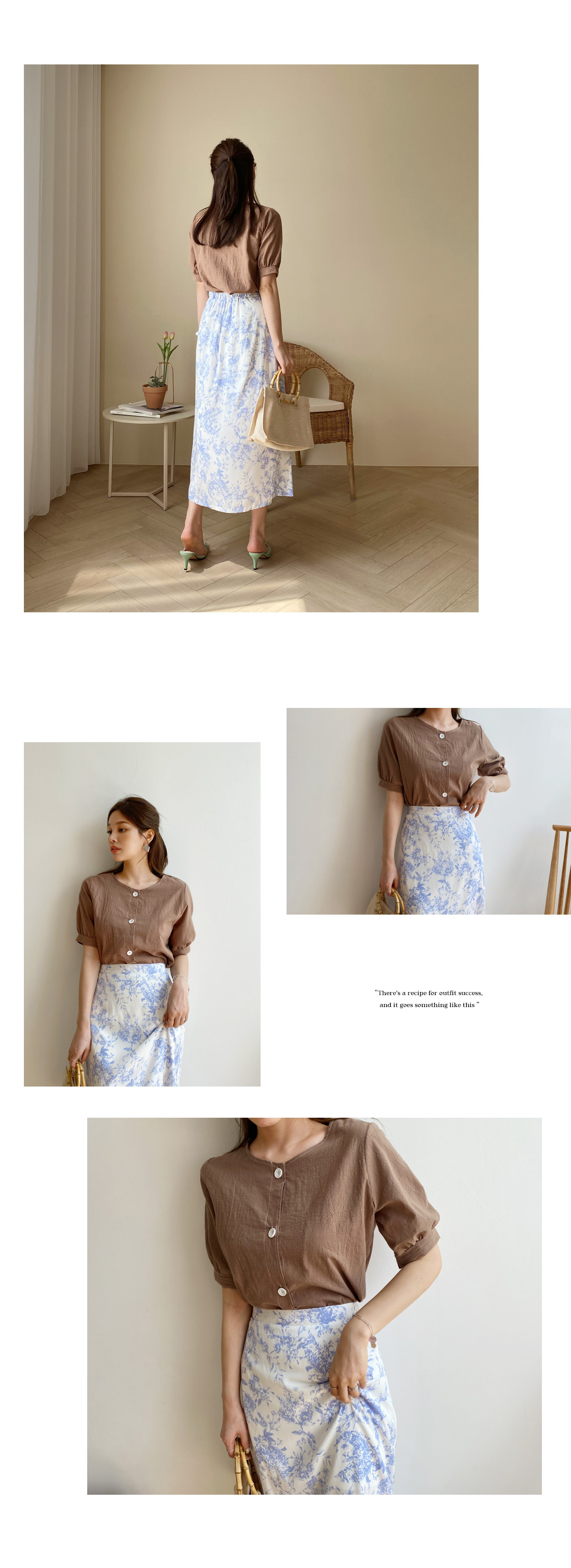 ステッチボタンブラウス・全4色 | DHOLIC PLUS | 詳細画像10