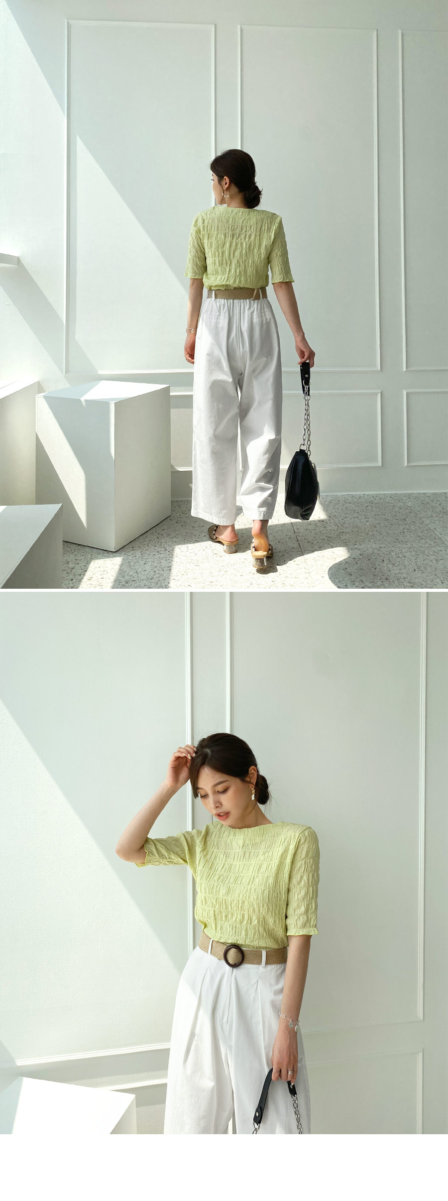 リンクルブラウス・全3色 | DHOLIC PLUS | 詳細画像7