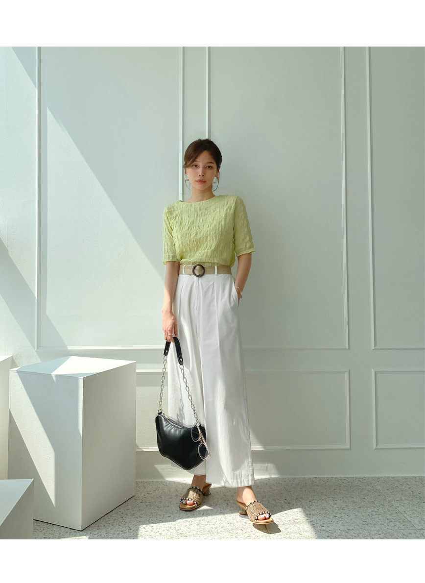 リンクルブラウス・全3色 | DHOLIC PLUS | 詳細画像8