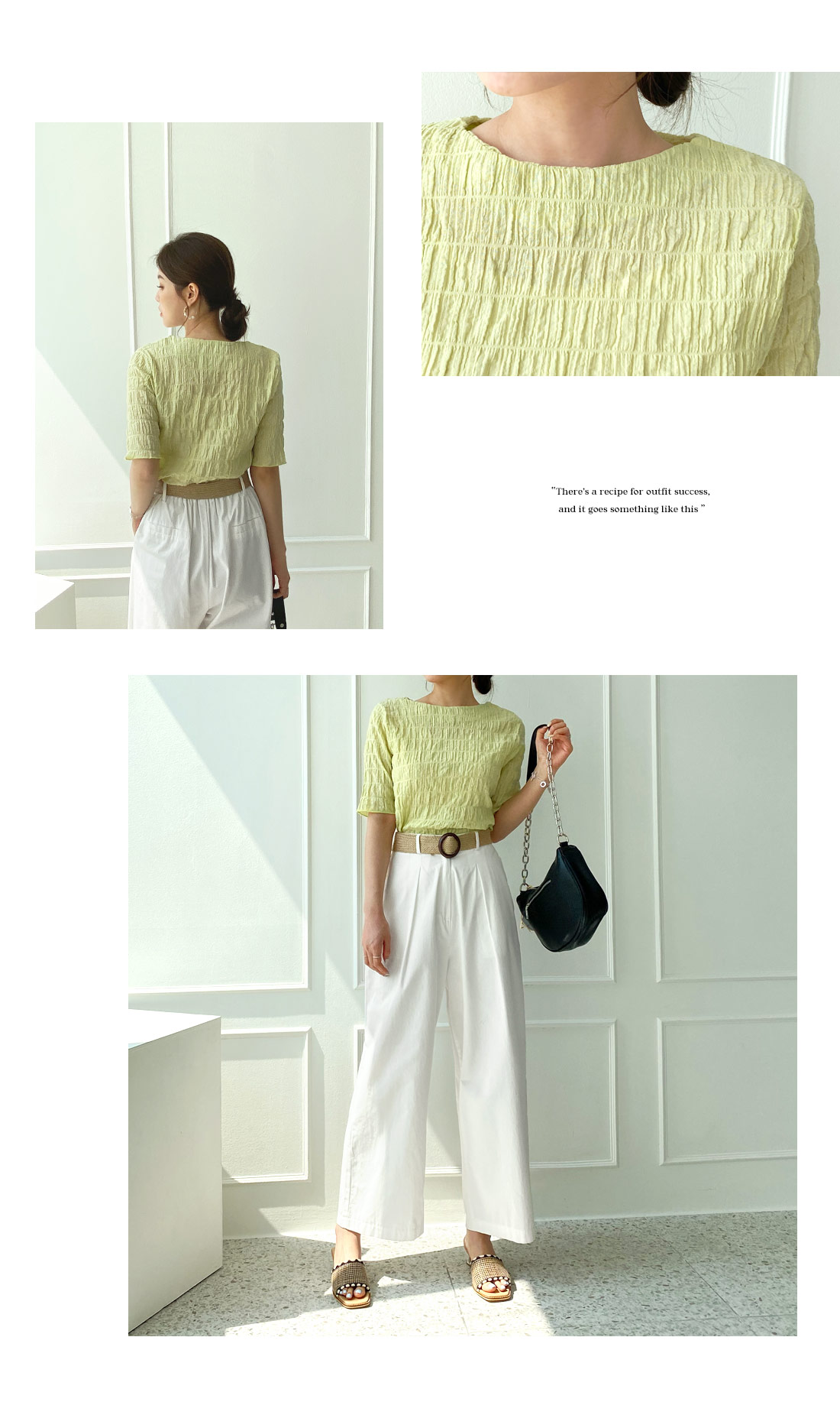 リンクルブラウス・全3色 | DHOLIC PLUS | 詳細画像9