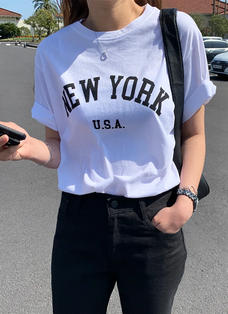 NEWYORK半袖Tシャツ | naning9 | 詳細画像1