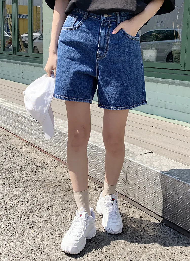5COLORSショートデニムパンツ | bullang girls | 詳細画像1