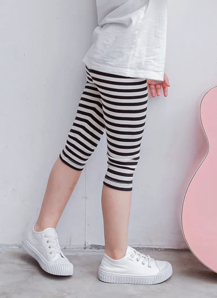 ボーダークロップドレギンス | 詳細画像1