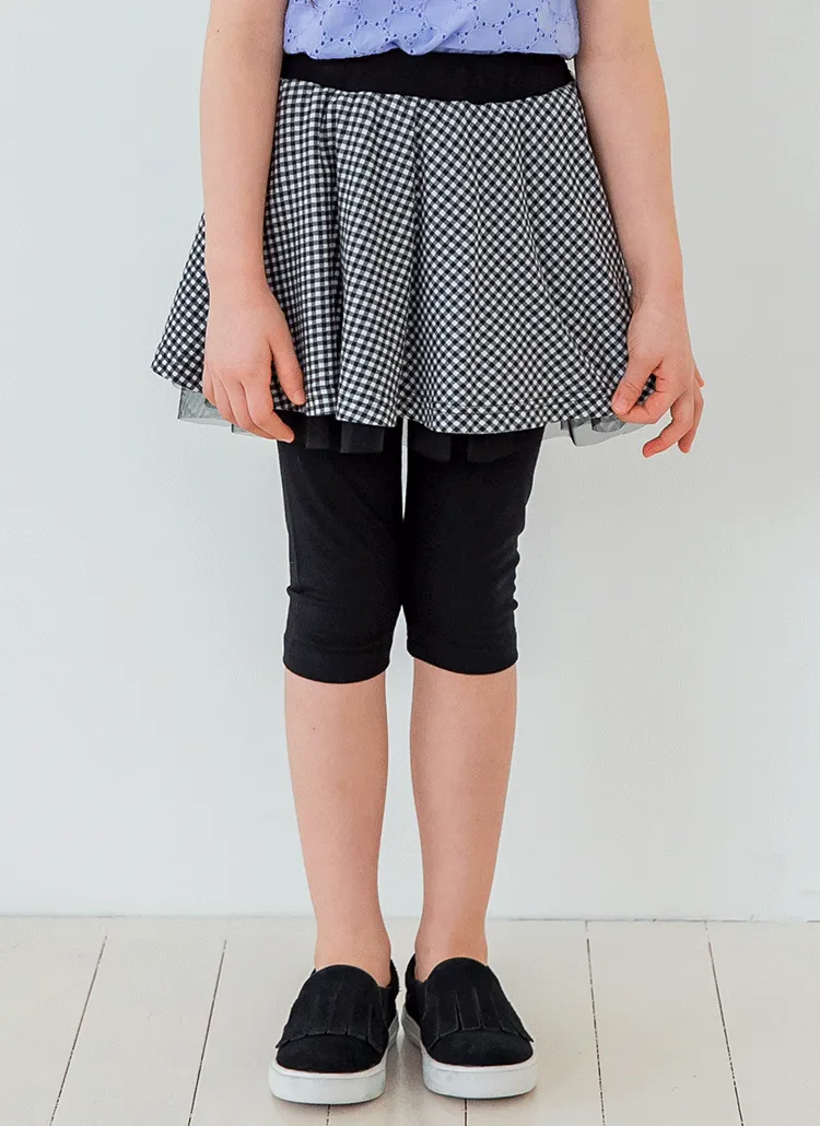 チェックチュールスカートレギンス | 詳細画像1