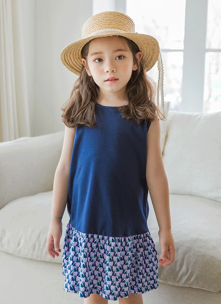 パターンコントラストワンピース | 詳細画像1