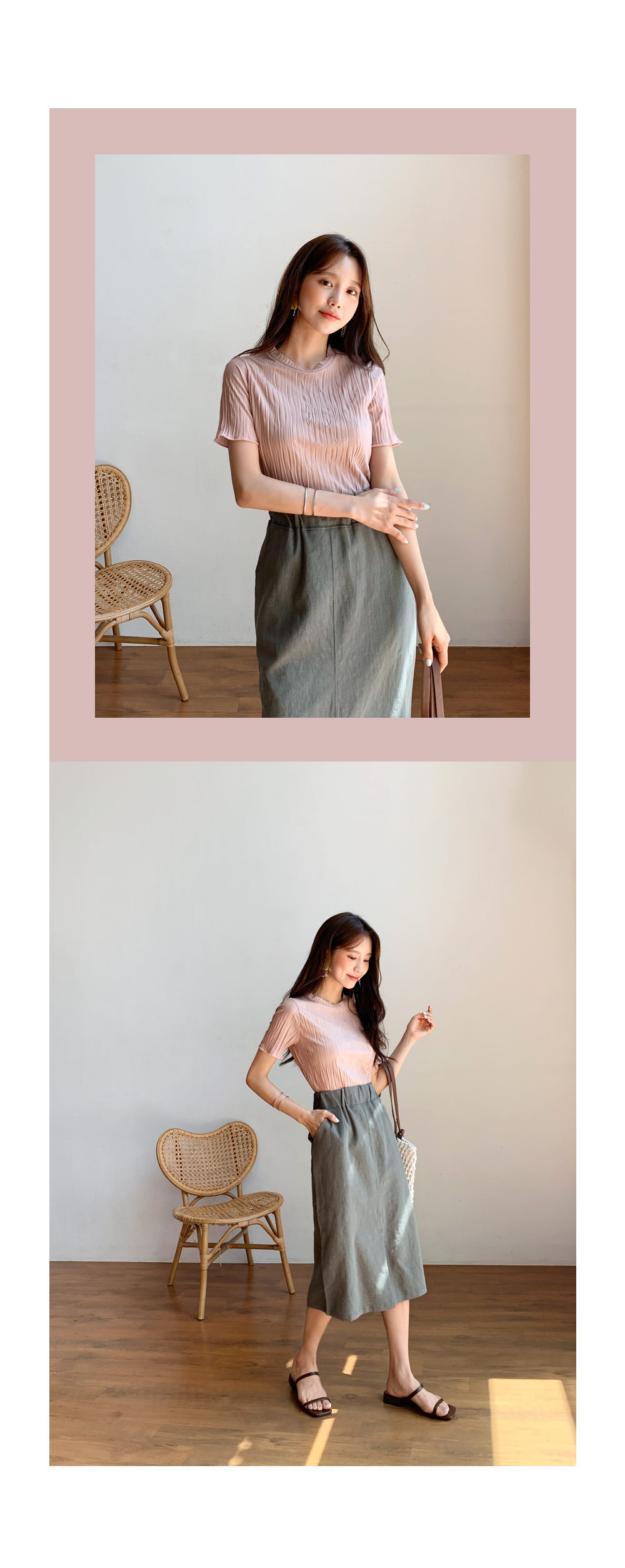 2TYPEスリットスカート・全5色 | DHOLIC | 詳細画像7
