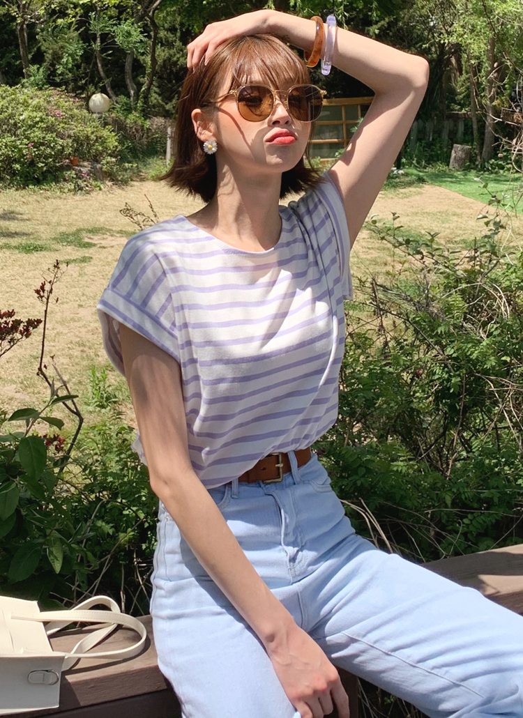 ショートスリーブボーダーTシャツ・全4色 | レディース