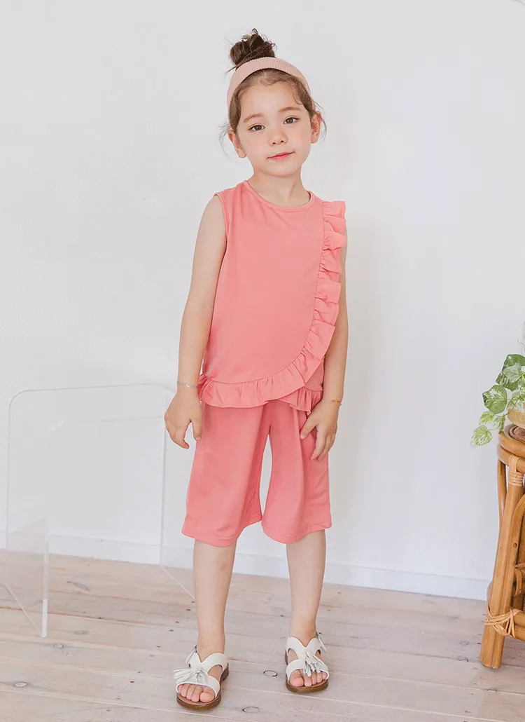 フリルディテールタンクトップSET(ピンク) | 詳細画像1