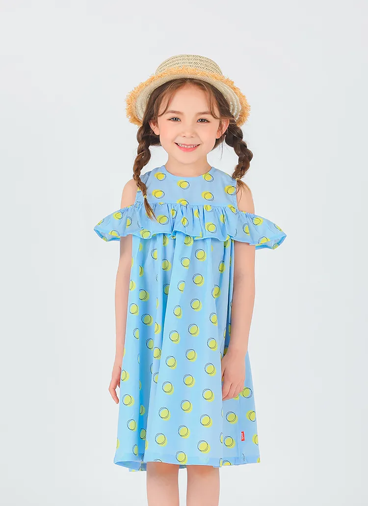 ドットオープンショルダーワンピース | 詳細画像1