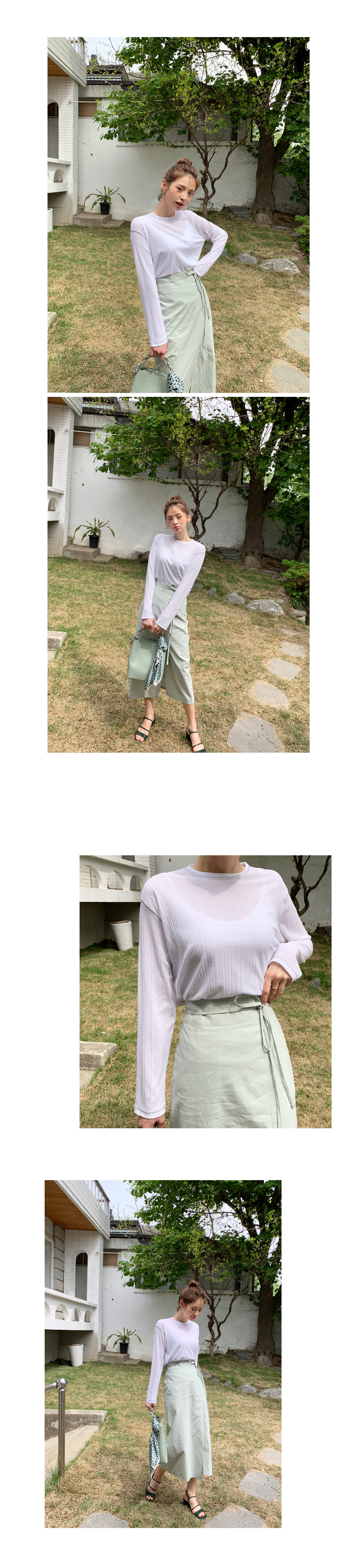 リボンHラインスカート・全4色 | DHOLIC | 詳細画像7