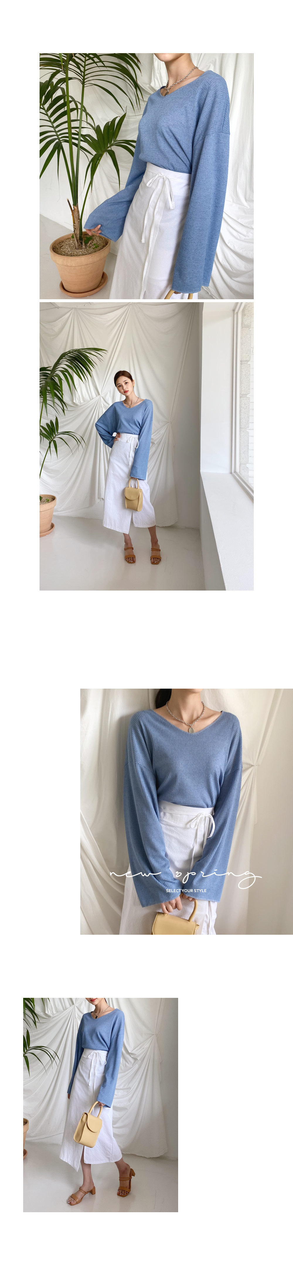 リボンHラインスカート・全4色 | DHOLIC | 詳細画像9