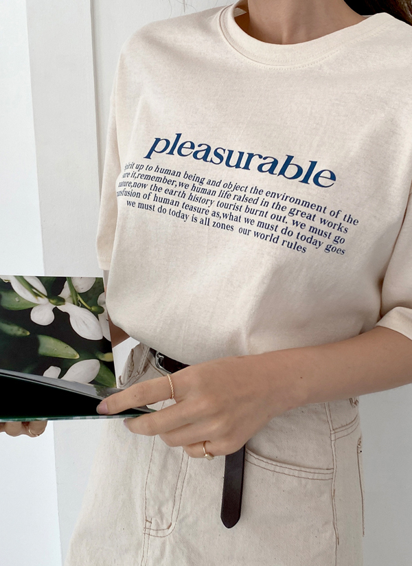 Pleasurable半袖Tシャツ | cherryville | 詳細画像1