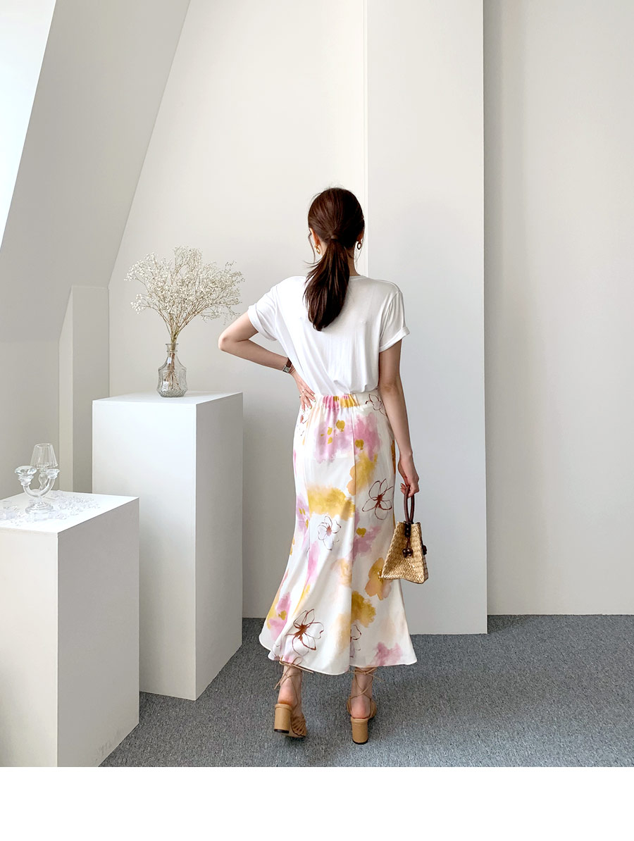 フラワープリントスカート・全2色 | DHOLIC PLUS | 詳細画像7