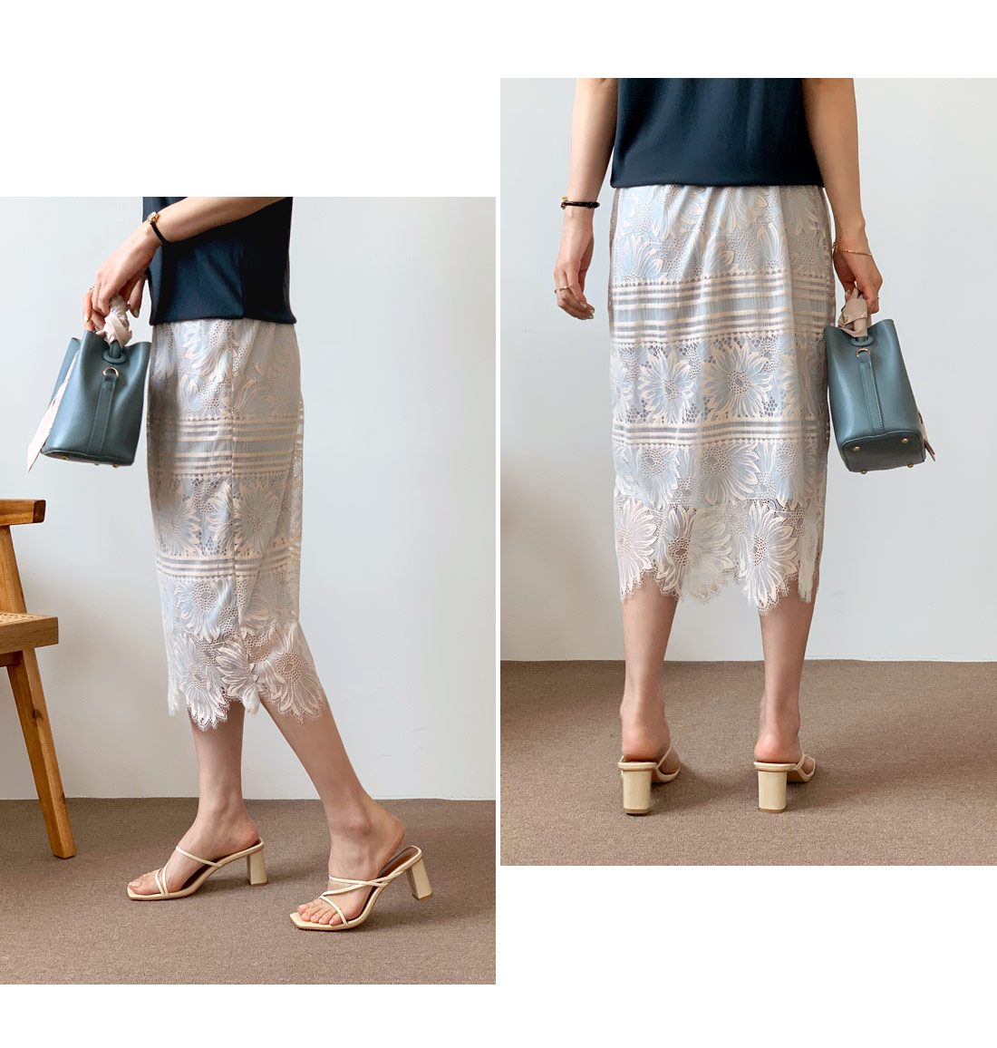 レーススカート・全2色 | DHOLIC PLUS | 詳細画像7